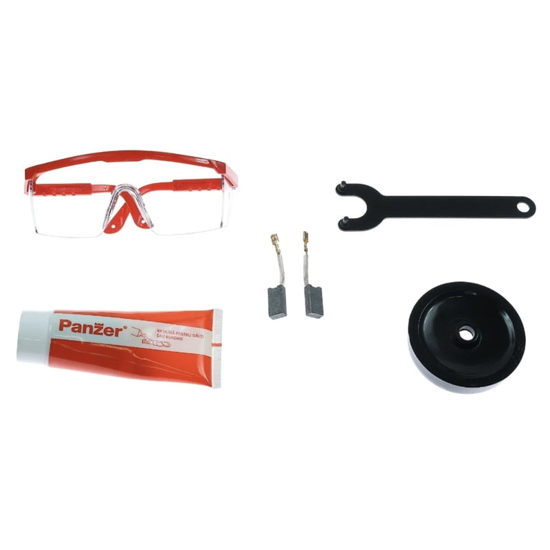 Ciocan rotopercutor Panzer, 1500 W, cu cablu, 920 rpm, SDS-plus, cu ochelari de protectie, 3.3 J, 230V, pentru otel, beton, lemn, 4250 percutii bpm, gaurire cu / fara percutie, daltuire, protectie II