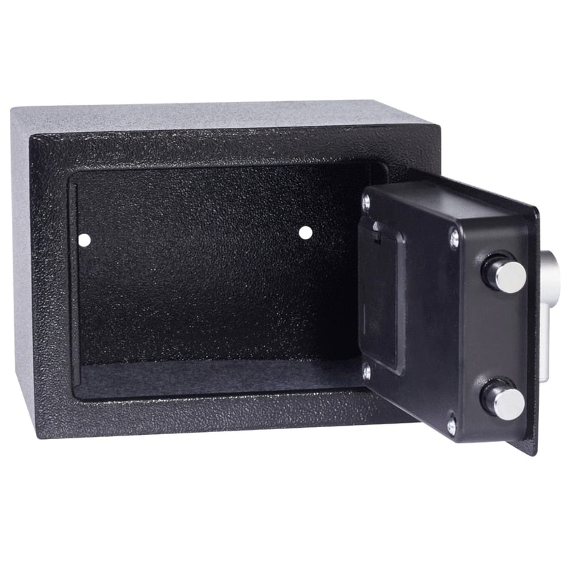 Seif Yale Value Safe, inchidere electronica cod, 2 chei urgenta, otel, negru, indicator LED, include Chit de ancorare, 4 x baterii AA, 23 x 17 x 17 cm, 2.3 kg, usor de ascuns, pentru bani, documente