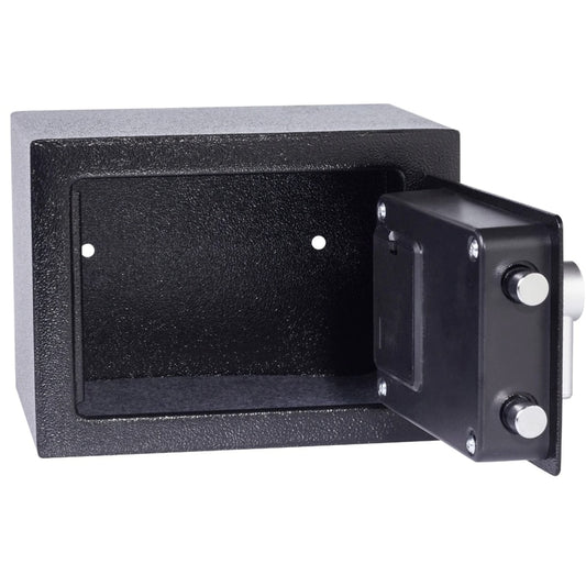 Seif Yale Value Safe, inchidere electronica cod, 2 chei urgenta, otel, negru, indicator LED, include Chit de ancorare, 4 x baterii AA, 23 x 17 x 17 cm, 2.3 kg, usor de ascuns, pentru bani, documente