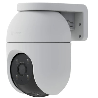 Camera de supraveghere smart / inteligenta EZVIZ, 4K / Ultra HD, 8MP, Pan / Tilt, vizibilitate pe timp de noapte color, audio bidirectional, detectare forma umana, microfon, difuzor, alb, exterior