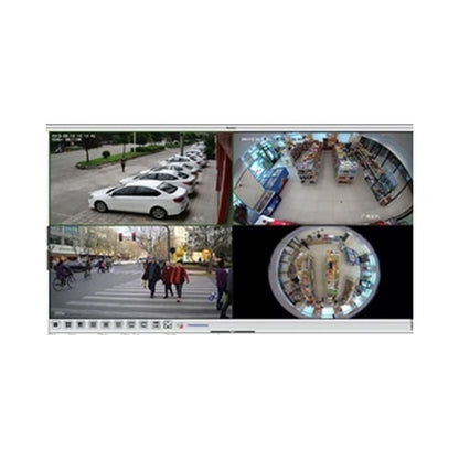 NVR PNI House pentru camere de supraveghere, 10 canale 4K 8MP, 4 canale POE si 6 canale IP, negru
