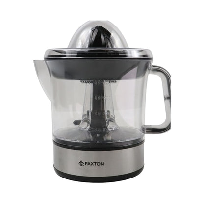 Storcator de citrice, Paxton, 40 W, 1 viteza, recipient suc 0.7 L, rotire bidirectionala, argintiu, cablu 0.8m, capac protectie, 0.65 kg