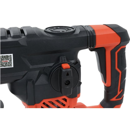 Ciocan rotopercutor Panzer, 1500 W, cu cablu, 920 rpm, SDS-plus, cu ochelari de protectie, 3.3 J, 230V, pentru otel, beton, lemn, 4250 percutii bpm, gaurire cu / fara percutie, daltuire, protectie II