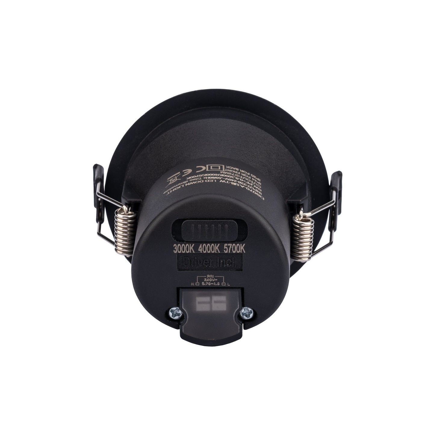 Spot LED incastrat PT 09 70449, 6W, lumina neutra, negru mat