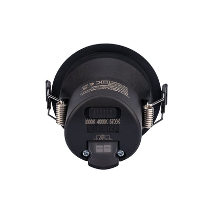 Spot LED incastrat PT 09 70449, 6W, lumina neutra, negru mat