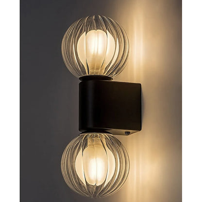 Aplica Rabalux pentru baie, 2 x G9, metal, negru, IP44, 270x100x110mm
