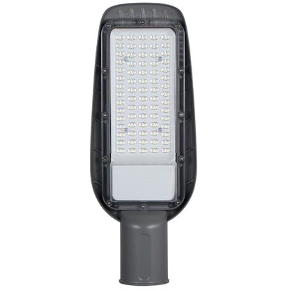 Corp de iluminat stradal cu LED Hoff, 100 W, 11000 lm, lumina rece, IP65, exterior 220V, autonomie 30.000 ore, 50 cm Lungime, 1 kg, aluminiu