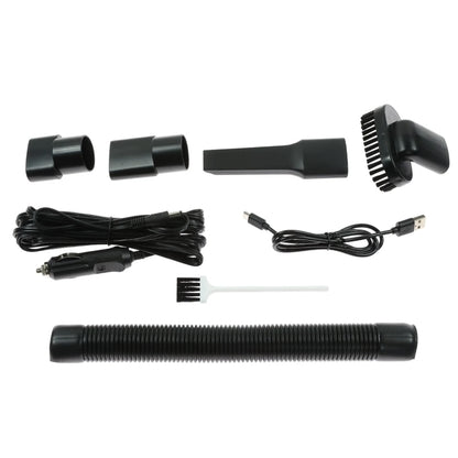 Aspirator de mana, Paxton, aspirare umeda si uscata, pentru uz casnic si auto, filtru HEPA, 0.45 l, acumulator, Li-ion 7.4 V 3600 mAh, lumina LED, 150 W, alb + negru, 0.58 kg, USBC, cablu masina