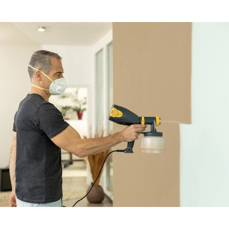 Pistol de vopsit electric, Wagner, 510 W, include pistol, rezervor vopsea 0.8l si vopsea 1.3l, pulverizare reglabila, 230V, Vascozitate 3000 mPas, Capacitate de pompare 230 ml/min, 230V, 2.75 kg