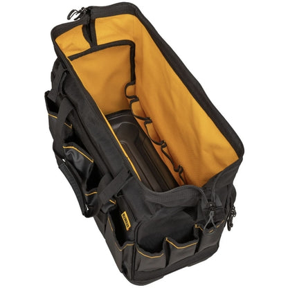 Geanta pentru scule, din material textil, DeWalt, 33 spatii depozitare, profesional 508 x 290 x 310 mm, 2.3 kg, include curea umar si manere, material textil premium, pentru santiere, ateliere