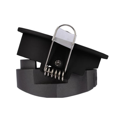 Spot LED incastrat, 7 W, lumina neutra, 4000K, orientabil, negru mat, rotund, diametru 8.2 cm, adancime 4.6 cm, MT 70408, 220V