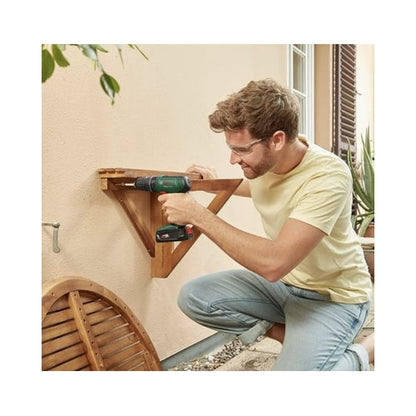 Masina de gaurit si insurubat, cu percutie, cu 1 acumulator, 18 V, 2.5 Ah, Bosch EasyImpact, 1630 rpm, mandrina rapida, cu valiza
