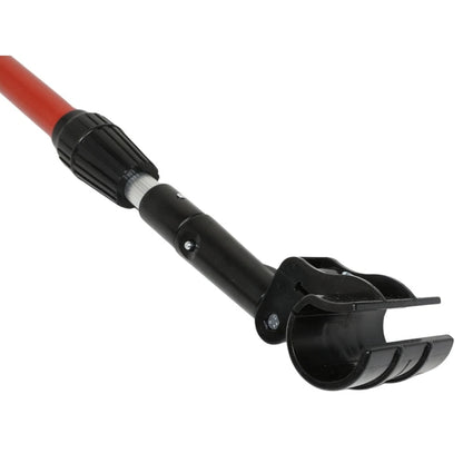 Gletiera Holzer, PVC, set 4 buc otel + maner adaptor PVC + maner telescopic 1.2 m + valiza, pentru finisarea tencuielii, netezirea precisa si uniforma a suprafetelor, fara zgarieturi si denivelari