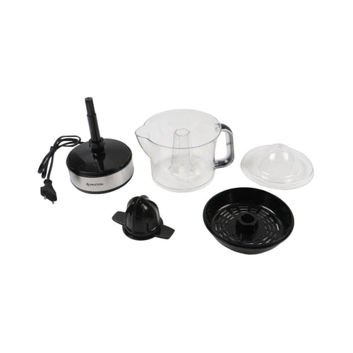 Storcator de citrice, Paxton, 40 W, 1 viteza, recipient suc 0.7 L, rotire bidirectionala, argintiu, cablu 0.8m, capac protectie, 0.65 kg
