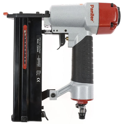 Capsator pneumatic pentru cuie, capse, Panzer, 8 bari, fixarea rapida a capselor si a cuielor, magazie maxima 100 de cuie sau de 80 de capse, cuie de 10 - 50 mm, capse de 13 - 40 mm, 1.45 kg