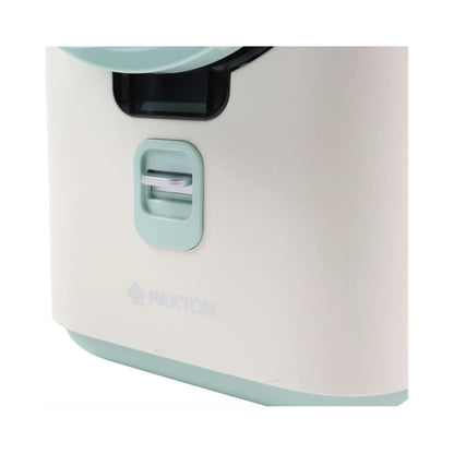 Razatoare electrica, Paxton, 80 W, 1 treapta de viteza, lama otel inoxidabil, 5 conuri, alb si turcoaz, citrice, fructe