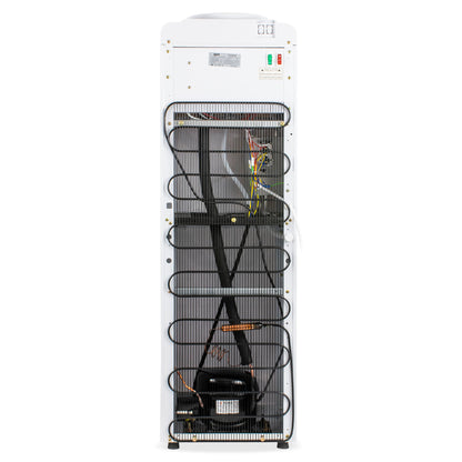 Dozator apa de podea cu compresor Zass ZWD 17 CNS, Putere incalzire 550W, putere racire 90W, compatibil cu bidoane de apa 11 l si 19 l, Silentios 36 dB, Culoare Alb