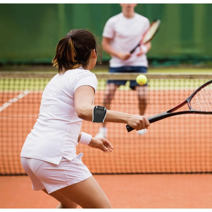 Suport tip Orteza pentru cot reglabila, accesoriu medical pentru ameliorarea durerilor cauzate de dureri la tenis, sala, efort fizic, marime universala, NETERRA, pentru epicondilita