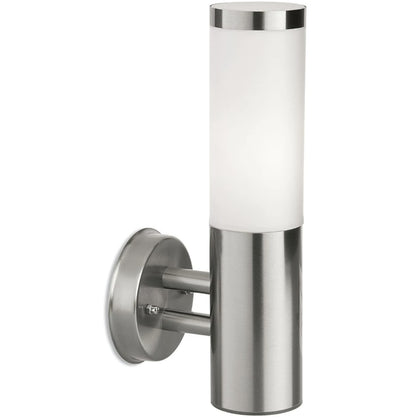 Aplica exterior Smarter, inox, IP 44, dimensiuni 7.6x14.3x33cm, max 28W