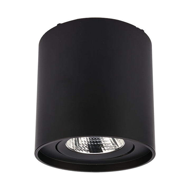 Spot LED aparent PC 01 70437, 10W, lumina neutra, orientabil, negru mat