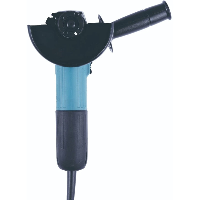 Polizor unghiular Makita, 850 W, 11000 rpm, diametru disc 125 mm, profesional, Sistem de blocare, Aparatoare, M14, 2kg, 230V, include cheie splinturi, flansa de prindere, maner, piulita pentru flansa