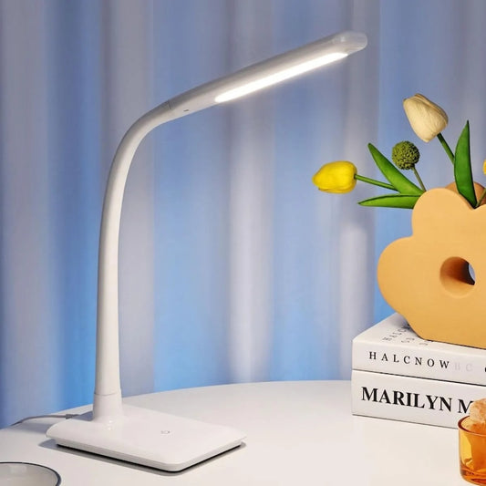 Veioza LED Hoff Billy, 8.5 W, 530 lm, lumina neutra, dimabil, alb, modern