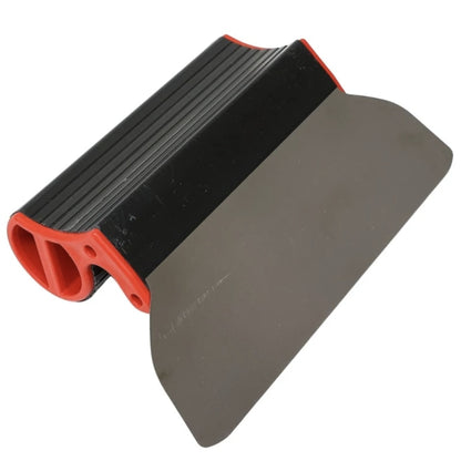 Gletiera Holzer, PVC, set 4 buc otel + maner adaptor PVC + maner telescopic 1.2 m + valiza, pentru finisarea tencuielii, netezirea precisa si uniforma a suprafetelor, fara zgarieturi si denivelari