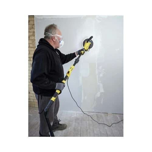 Slefuitor pentru pereti, masina de slefuit gips carton, Stanley Fatmax, pliabil, 750 W, 1700 rpm, 215 mm, cu iluminare LED
