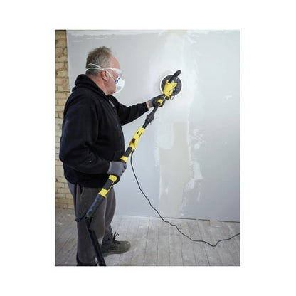 Slefuitor pentru pereti, masina de slefuit gips carton, Stanley Fatmax, pliabil, 750 W, 1700 rpm, 215 mm, cu iluminare LED