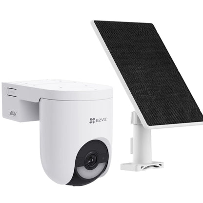 Camera de supraveghere smart, inteligenta EZVIZ, IP 65, cu panou solar 5 W, 4MP, 2K, Pan Tilt, microfon, difuzor, alb, interior, exterior, -20 la 50 grade