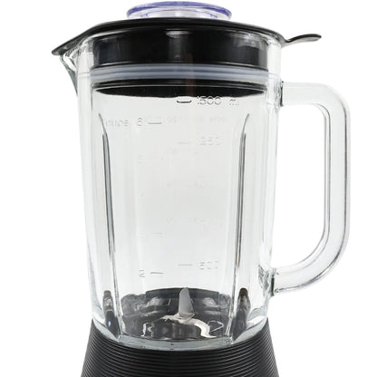 Blender Paxton, 600 W, 2 trepte de viteza, 1.5 litri, maruntirea, blenduirea, functie Pulse, lame inox, argintiu, 23.000 rpm, argintiu, 18.6 x 19.9 x 41.1 cm, 3.3 kg, cablu 1 m, 230 V