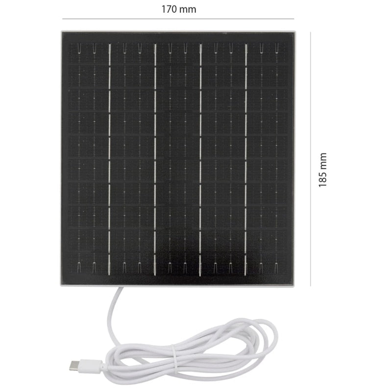 Camera de supraveghere smart, inteligenta PNI, 2MP si 2MP, Full HD, SIM 4G, IP66, panou solar 5.5 W, acumulator 8000 mAh, microfon, difuzor, Pan Tilt, alb, exterior