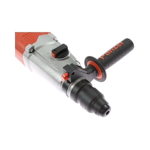 Ciocan rotopercutor Panzer, 900 W, cu cablu, SDS plus, cu valiza, 1 mandrina rapida, 3 burghie, 1 dalta si 1 spit