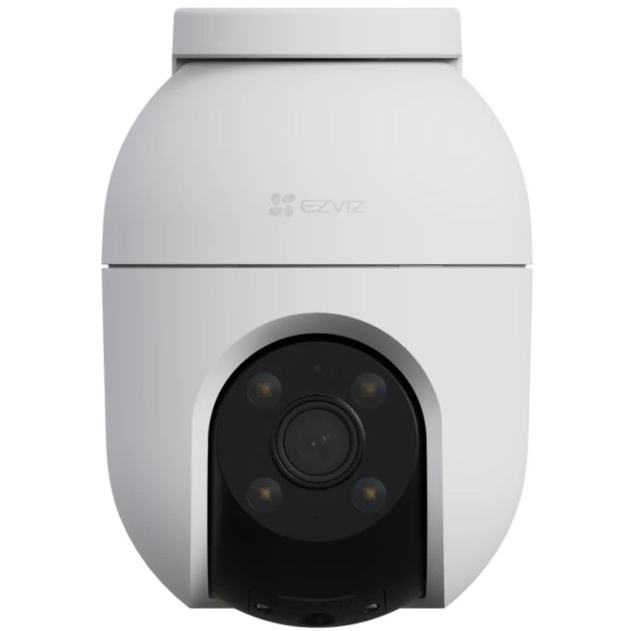 Camera de supraveghere smart / inteligenta EZVIZ, 4K / Ultra HD, 8MP, Pan / Tilt, vizibilitate pe timp de noapte color, audio bidirectional, detectare forma umana, microfon, difuzor, alb, exterior