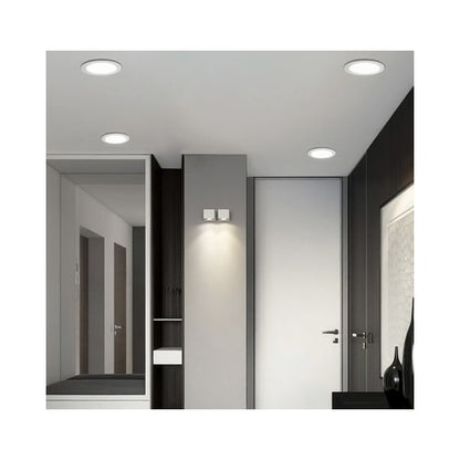 Spot LED incastrat Hoff, 24 W, 2760 lm, lumina neutra, 4000K, alb, Diametru 22.5 cm, 20.000 ore dura viata medie, 220V