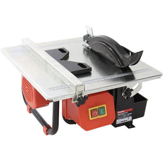 Masina electrica de taiat gresie, Panzer, 600 W, utilizare stationara, disc diametru 18cm, unghi taiere orizontala sau verticala 0-45 grade, max 10kg