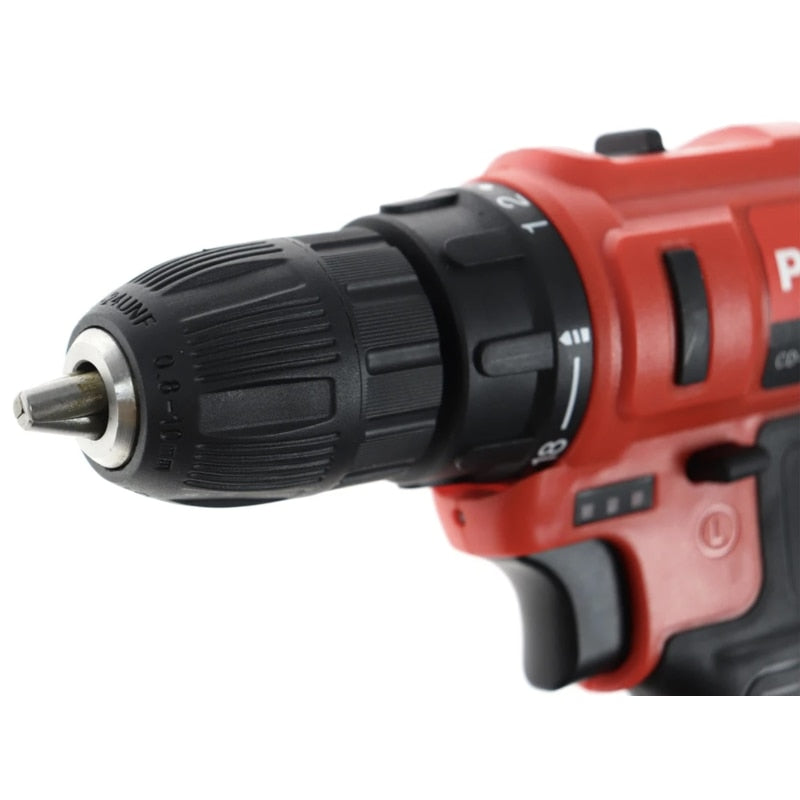 Masina de gaurit si insurubat, 2 acumulatori, 12V, 1.3Ah, Panzer, 1350rpm, mandrina rapida, cu valiza, 2 biti de insurubare, incarcator, Functionare stanga, dreapta, 27 Nm, deschidere mandarina 10 mm