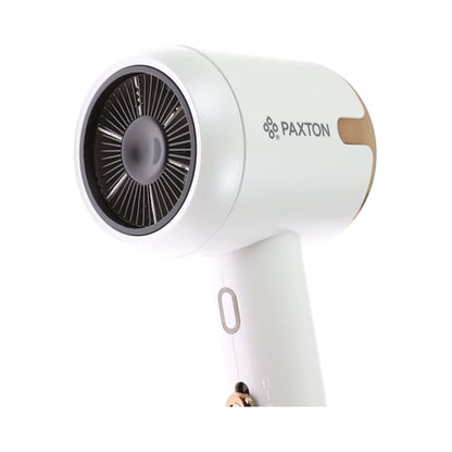 Uscator de par, Paxton, 1800 W, 1 viteza, 3 setari de temperatura, jet aer rece, protectie supraincalzire, alb, 1.8m cablu