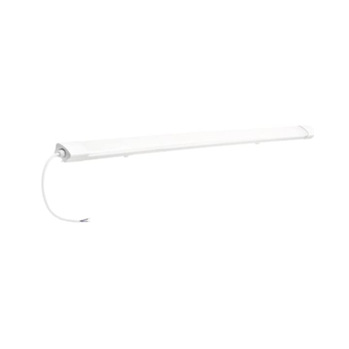 Corp de iluminat LED liniar Hoff, 45 W, 4500 lm, 150 cm, lumina rece, IP65, interior, exterior, alb