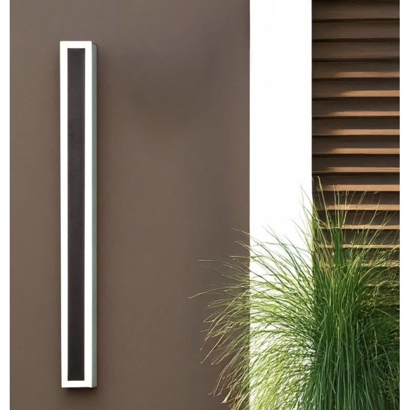 Aplica exterior cu LED, 33 W, 1400 lm, IP 65, lumina neutra, alb si negru, modern, 4000K, gri inchis, modern, 220, durata viata medie 20000 h