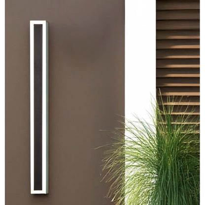 Aplica exterior cu LED, 33 W, 1400 lm, IP 65, lumina neutra, alb si negru, modern, 4000K, gri inchis, modern, 220, durata viata medie 20000 h