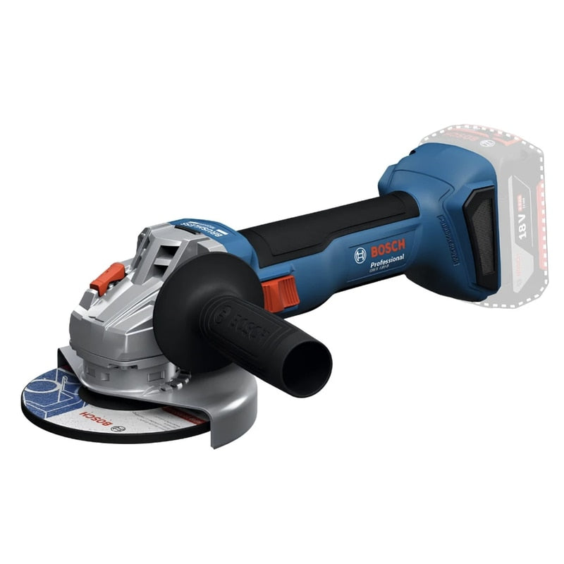 Set scule cu acumulator, Bosch Profesional, masina de gaurit si insurubat + polizor unghiular + ciocan rotopercutor, cu 2 acumulatori, 18 V, 5 Ah, cu 3 valize