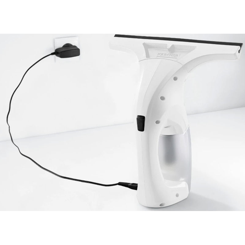 Aspirator geamuri Karcher, aspirare umeda, acumulator, 0.10 l, alb, latimea de lucru 25 cm, acumulator functionare 25 min, timp de incarcare 150 min, Litiu-ion 3.6V, 0.5 kg, 13 x 25 x 27.5 cm