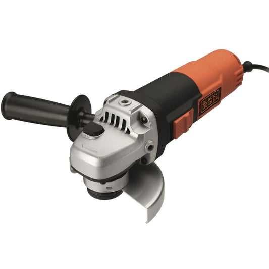 Polizor unghiular, Black Decker, 900 W, 12000 rpm, diametru disc 12.5 cm, aparatoare, flansa de prindere, maner auxiliar, 230V