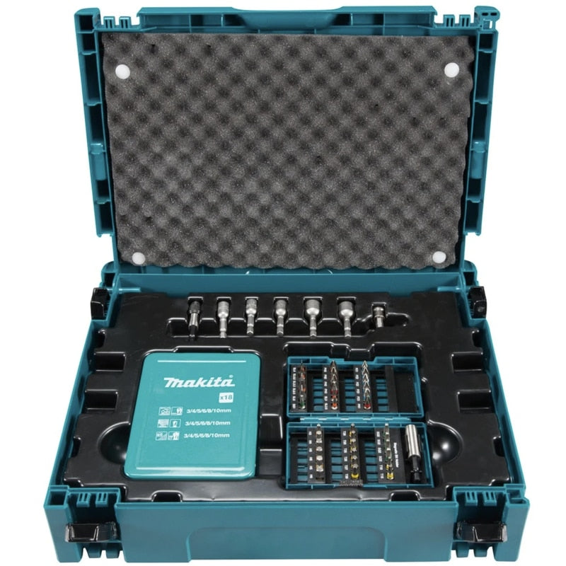 Set 62 accesorii pentru gaurire si insurubare, Makita