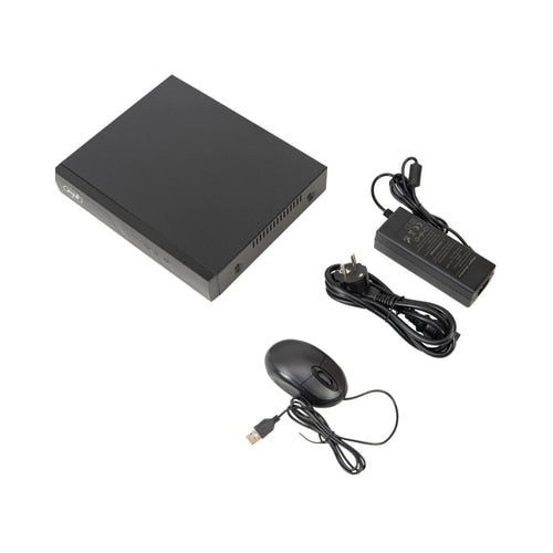 NVR PNI House pentru camere de supraveghere, 10 canale 4K 8MP, 4 canale POE si 6 canale IP, negru