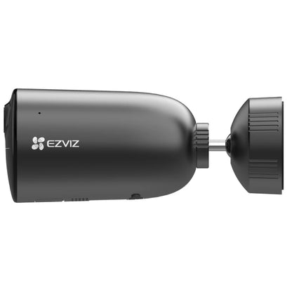Camera de supraveghere smart / inteligenta fixa EZVIZ, kit, 3MP, rezolutie 2K, cu panou solar, cu acumulator 5200 mAh incorporat, microfon, difuzor, negru, exterior IP 65, -20 +50 grade, max 512 GB