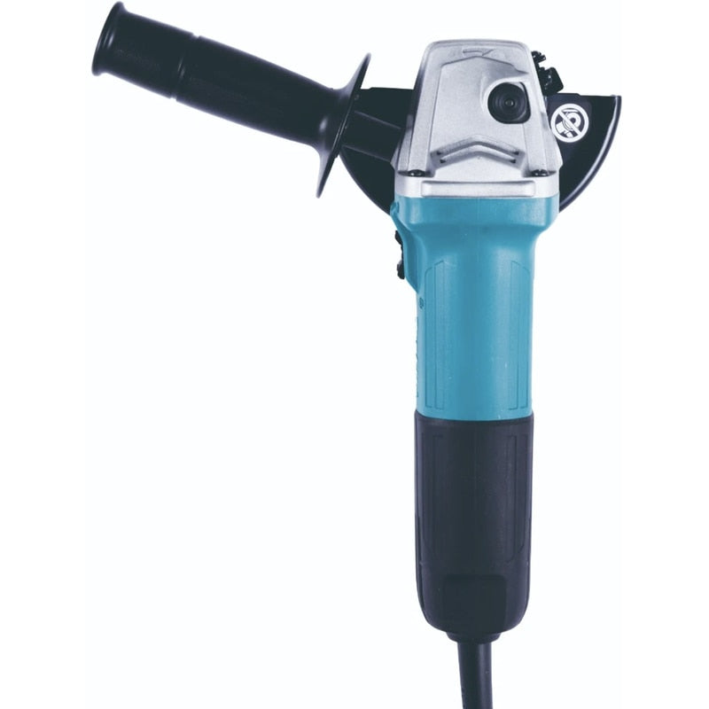 Polizor unghiular Makita, 850 W, 11000 rpm, diametru disc 125 mm, profesional, Sistem de blocare, Aparatoare, M14, 2kg, 230V, include cheie splinturi, flansa de prindere, maner, piulita pentru flansa