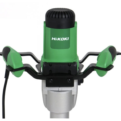 Malaxor, mixer electric Hikoki, 1200 W, diametru melc 12 cm, 650 rpm, amestecator adeziv, mortar, 2 trepte, vopsele, glet, cu 1 paleta, 5.4kg, 33.6 cm inaltime, 230V