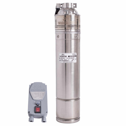 Pompa submersibila, apa curata, carcasa pompei din material inoxidabil, 3 mc/h, inaltimea maxima de refulare 64 m, 1000 W